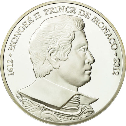 Monako, 
  
  10 evrov, 
  
  Honoré II - Titre princer