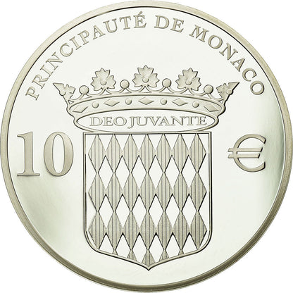 Monako, 
  
  10 evrov, 
  
  Honoré II - Titre princer