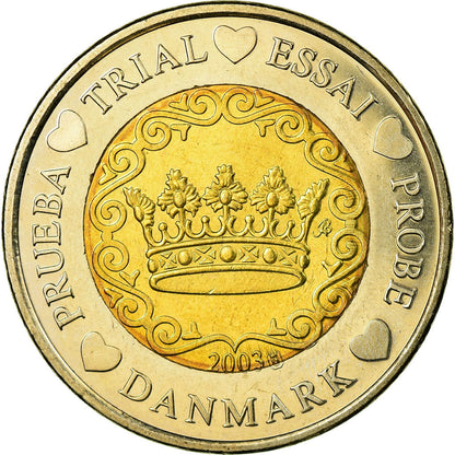 Danska, 
  
  2 evra, 
  
  2003