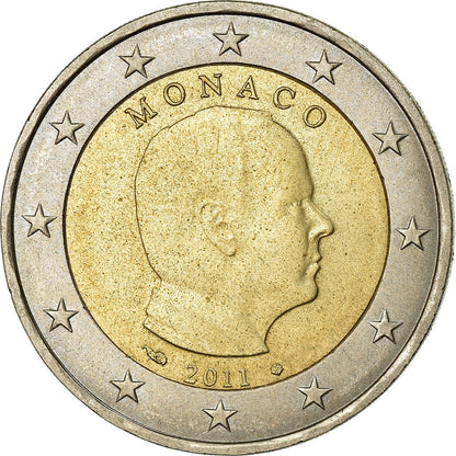 Monako, 
  
  2 evra, 
  
  Princ Albert II