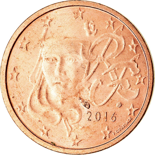 Francija, 
  
  2 evro centa, 
  
  2016