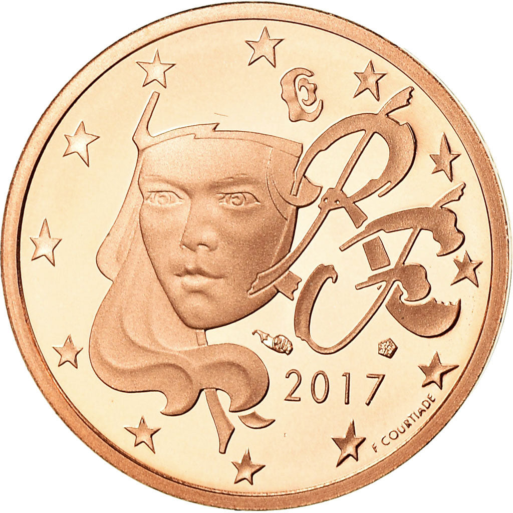 Francija, 
  
  2 evro centa, 
  
  2017
