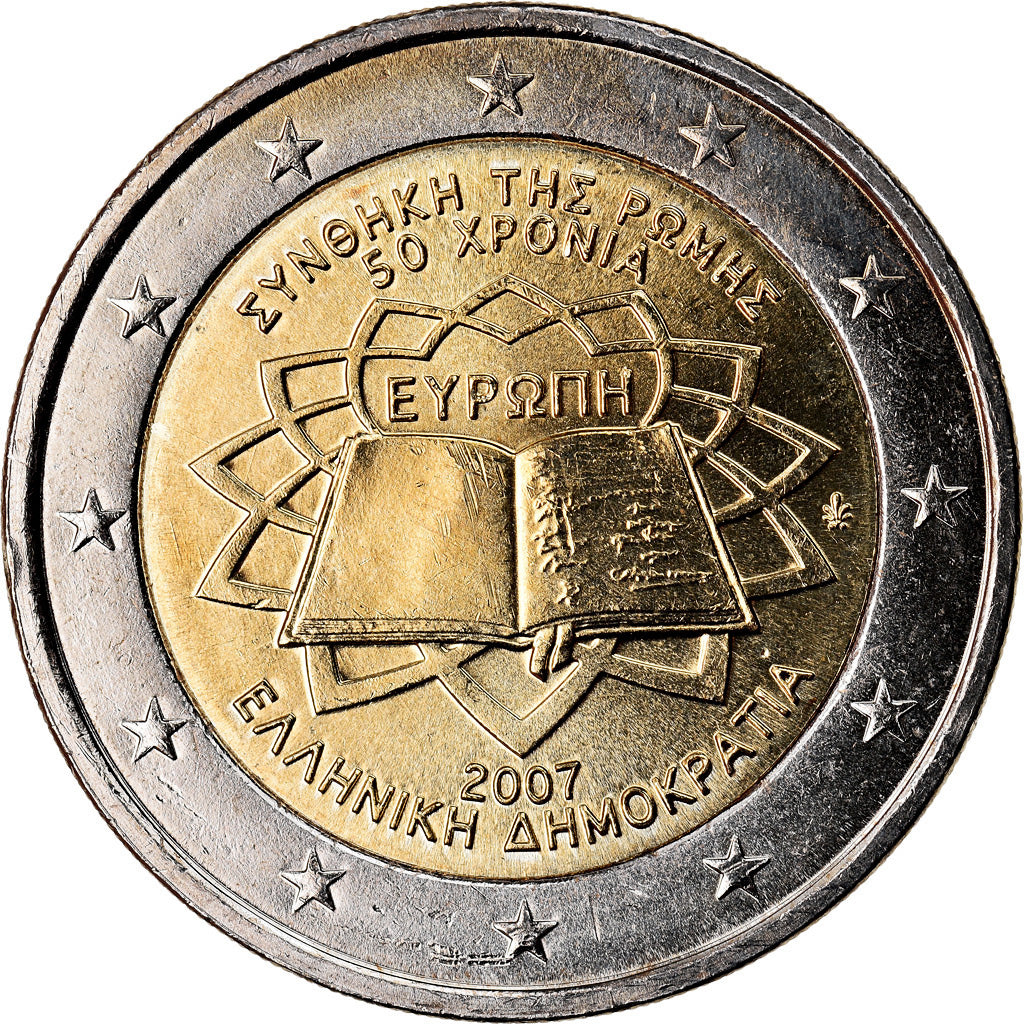 Grčija, 
  
  2 evra, 
  
  2007