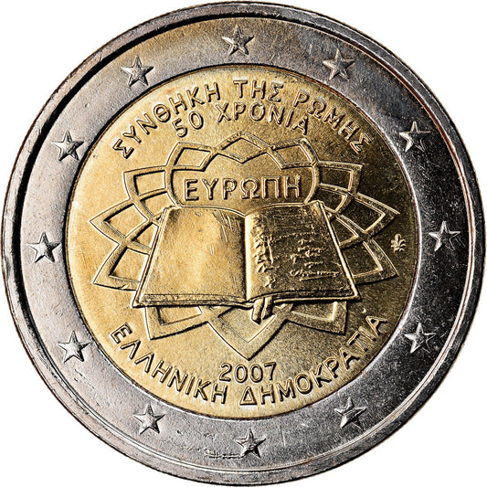Grčija, 
  
  2 evra, 
  
  2007