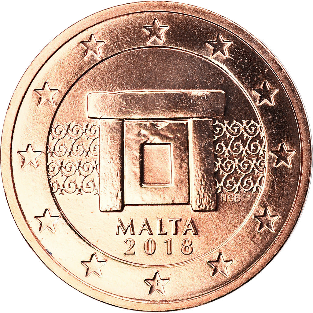 Malta, 
  
  2 evro centa, 
  
  2018