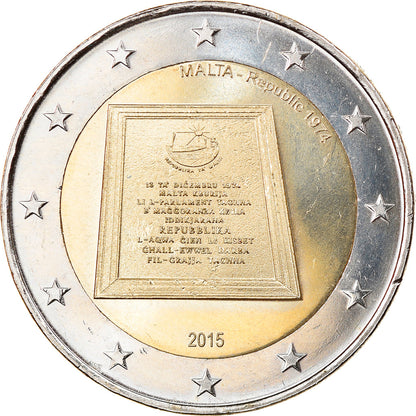 Malta, 
  
  2 evra, 
  
  2015