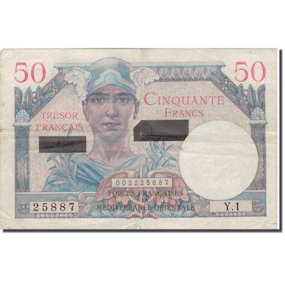 bankovec, 
  
  Francija, 
  
  50 frankov