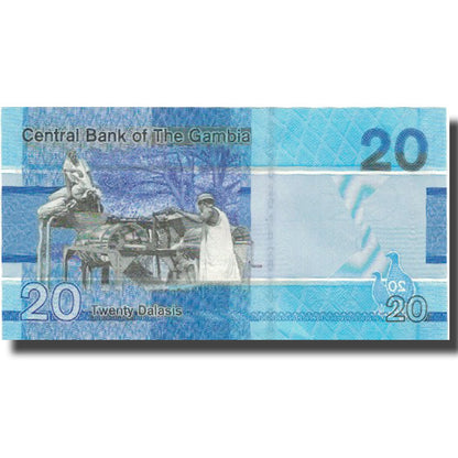 bankovec, 
  
  Gambija, 
  
  20 Dalasis