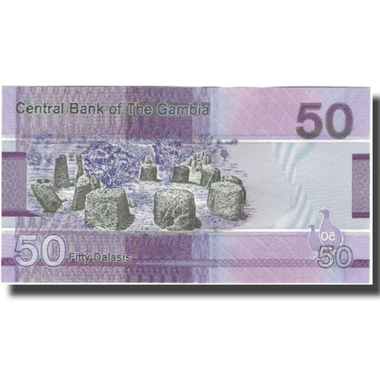 bankovec, 
  
  Gambija, 
  
  50 Dalasis
