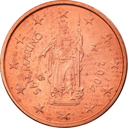 San Marino, 
  
  2 evro centa, 
  
  2004