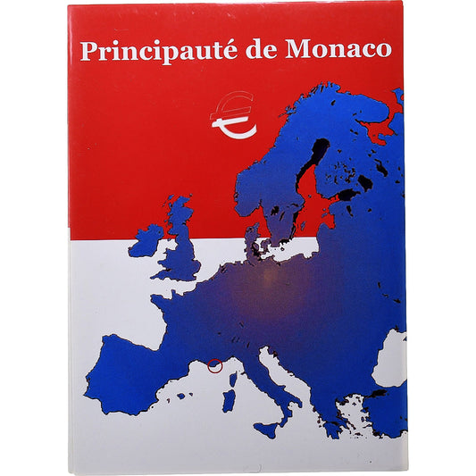 Monako, 
  
  Coffret 10 c. - 2 evra, 
  
  serija FDC