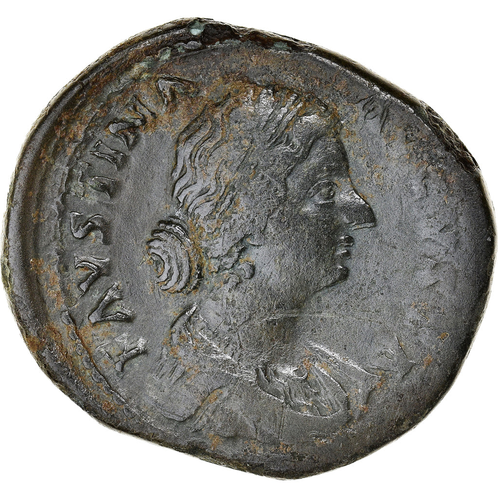 kovanec, 
  
  Favstina II., 
  
  Sestercij