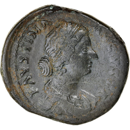 kovanec, 
  
  Favstina II., 
  
  Sestercij