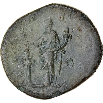 kovanec, 
  
  Favstina II., 
  
  Sestercij