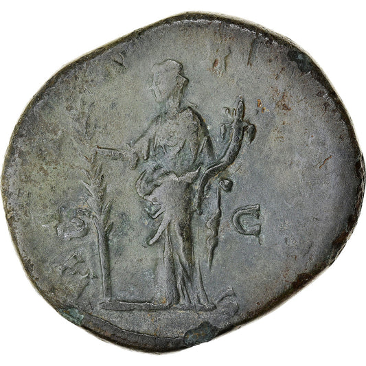 kovanec, 
  
  Favstina II., 
  
  Sestercij