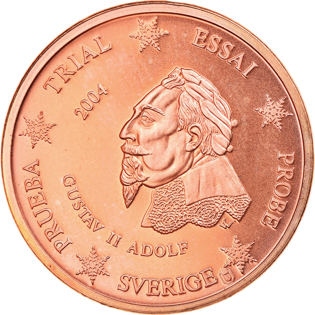 Švedska, 
  
  2 evro centa, 
  
  2004
