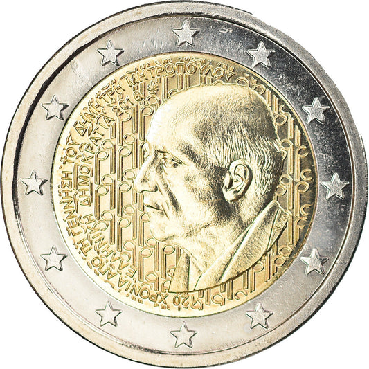 Grčija, 
  
  2 evra, 
  
  Dimitrij Mitropoulos