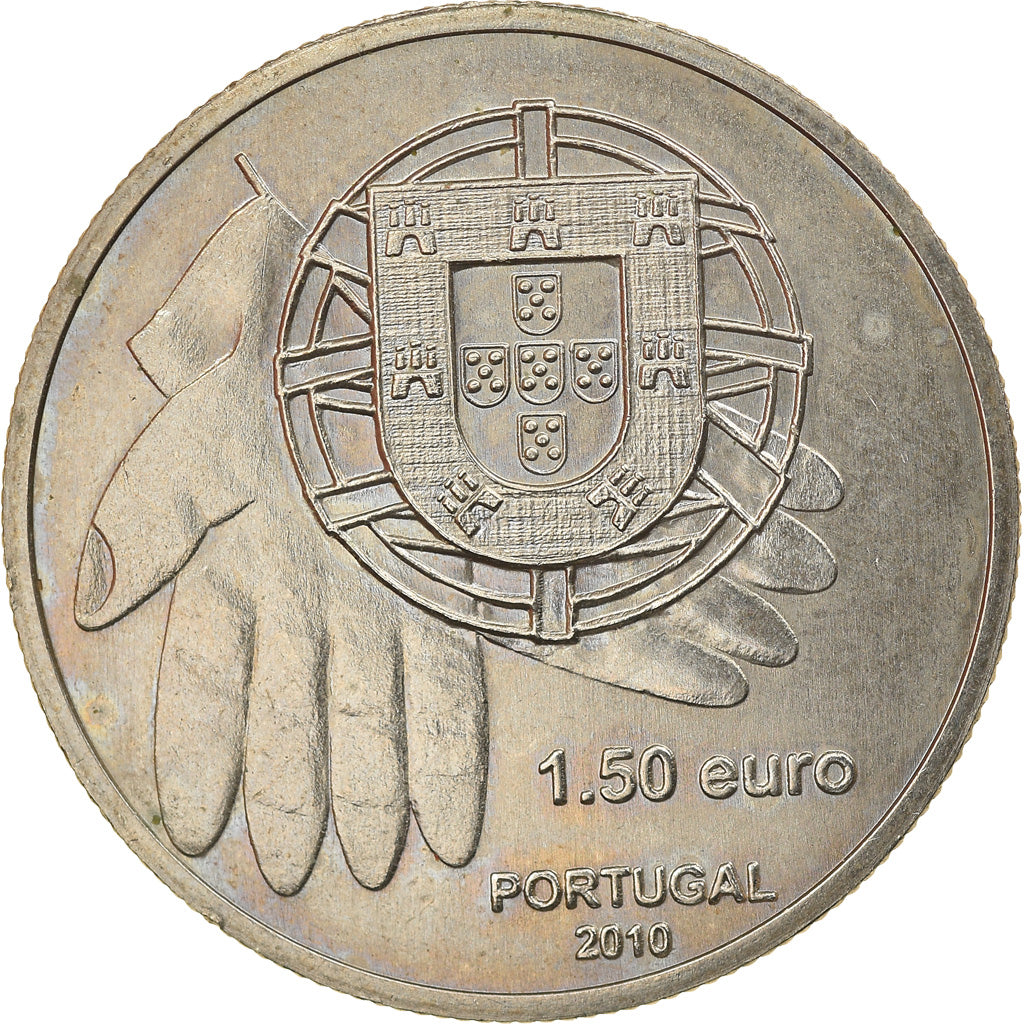 Portugalska, 
  
  1-1/2 evra, 
  
  2010