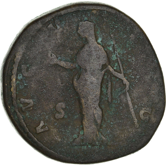 kovanec, 
  
  Faustina I, 
  
  Sestercij